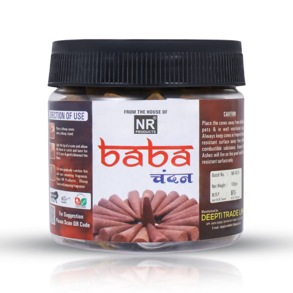 Baba Chandan Dhoop Cone 100gm