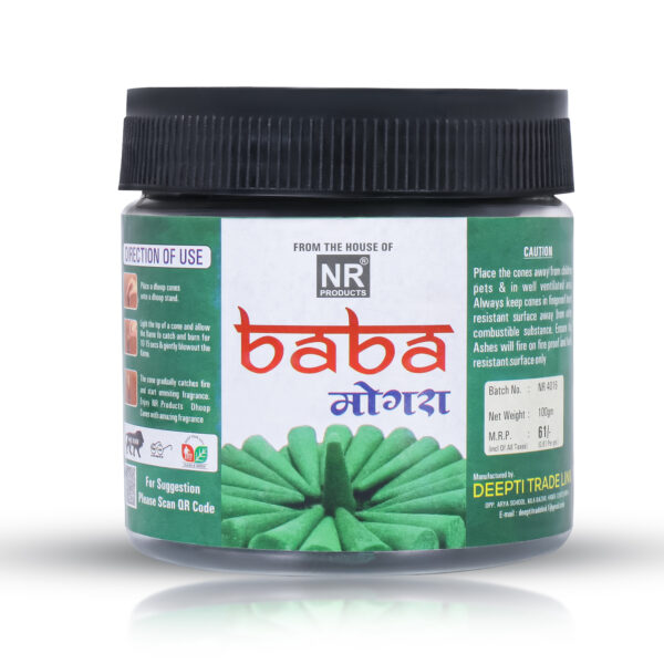 Baba Mogra Dhoop Cone 100gm